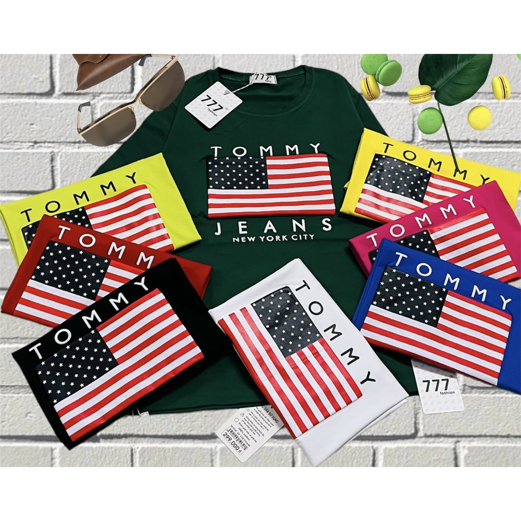 Áo thun nữ, chất thun thái, áo cotton form vừa, mẫu A04: Màu xanh dương