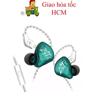 Tai nghe KZ ZST-X, Công nghệ âm thanh hybrid, dây dẫn mạ bạc, Bản nâng cấp rất tốt của ZST
