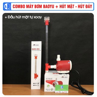 Bộ sản phẩm Máy bơm  + Hút mặt hút đáy Baoyu