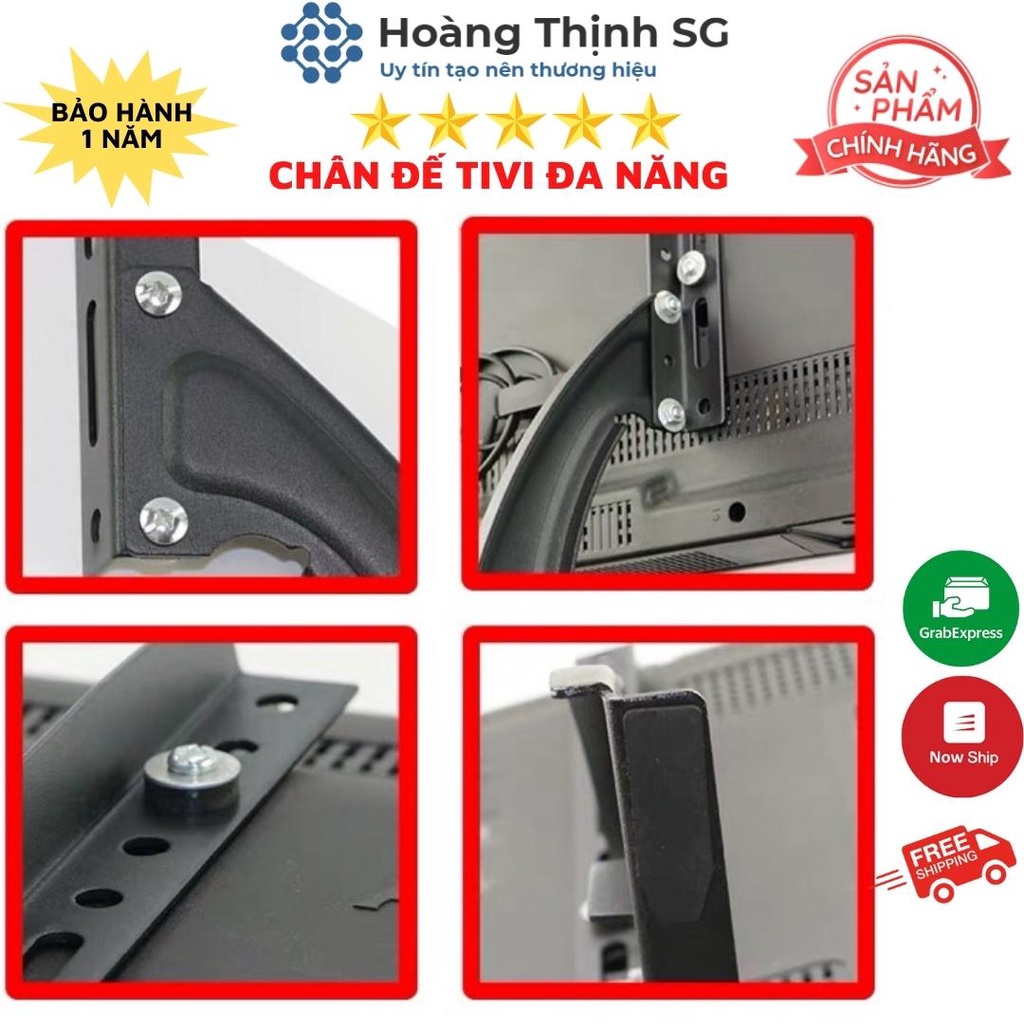 Giá treo tivi 19-32inch, chân đế tivi 36-70inch, giá treo tv đa năng tương thích tất cả màn hình 19-70in
