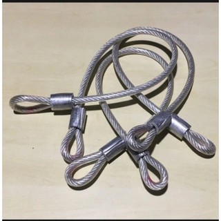 Dây cáp khoá xe chống cắt 60cm, 80cm, 1m