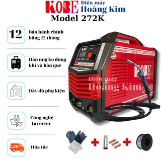 Máy hàn mig không dùng khí kobe mig 272k - tặng full phụ kiện