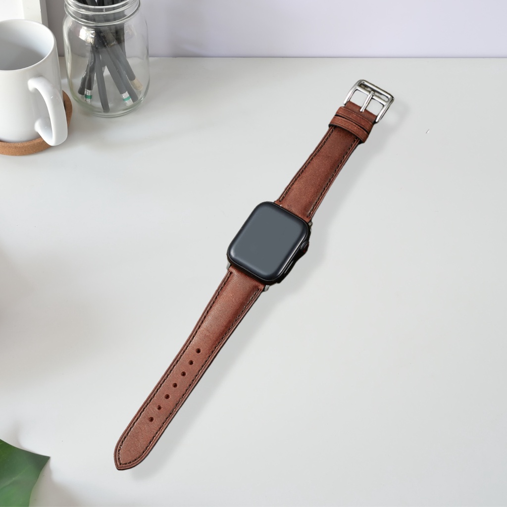 Dây Đeo Da Dành Cho Apple Watch Ultra / Apple Watch Series 1-8/SE/SE 2022, Kai.N_Genuine Leather