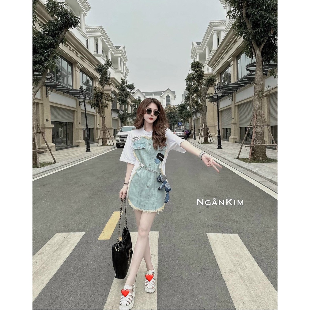❤️❤️❤️ Áo Phông Gấu Demi Dáng dài kèm gấu kèm xích xin xò chuẩn hàng L1 logo đầy đủ Áo Phông Nữ Xinh Xỉu Ngang