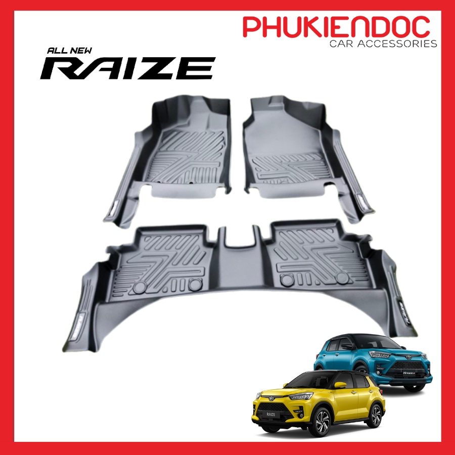 Lót sàn Toyota Raize 2020-2023 5D TPV  tràn viền