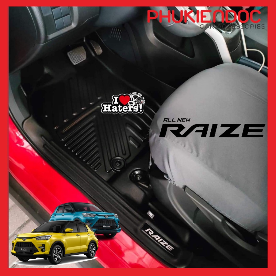 Lót sàn Toyota Raize 2020-2023 5D TPV  tràn viền