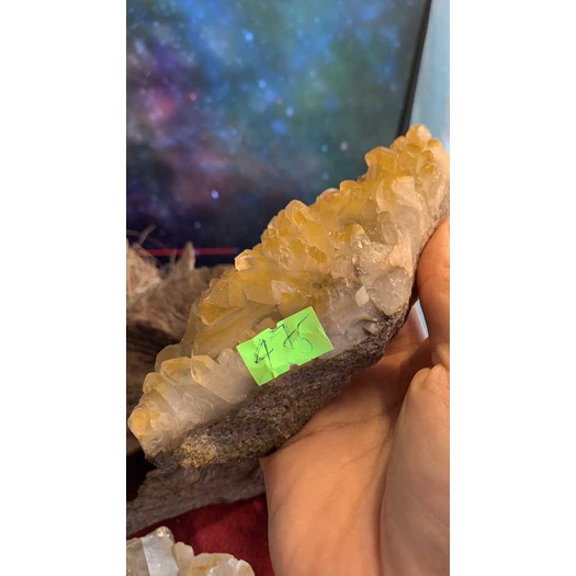 Đá stone tự nhiên Natural MAGIC VÀNG CITRINE Natural  phale NĂNG LƯỢNG VŨ TRỤ MẠNH 475