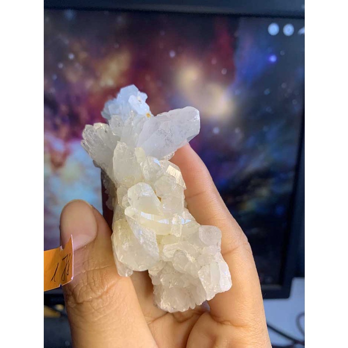 VIÊN ĐÁ TỰ NHIÊN tán sắc 178 thanh tẩy chakra STONE LEMURIAN Clear Quartz NATURAL Citrine