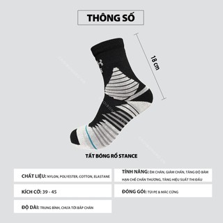 Tất vớ bóng rổ NBA Stance