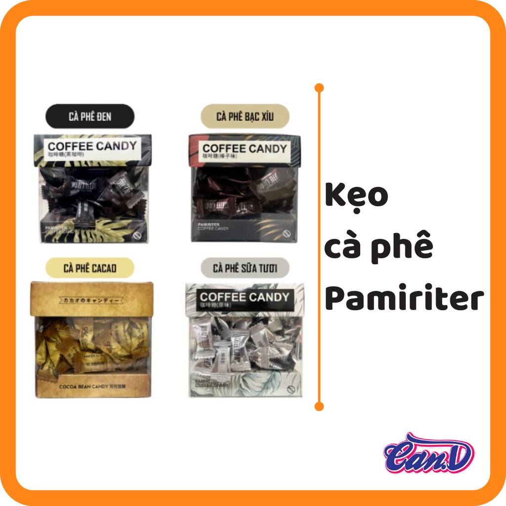 Kẹo cà phê Pamiriter hộp 70gr