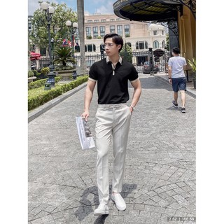 Quần âu basic trouser co dãn chống nhăn -  166.69 - BTM Studios
