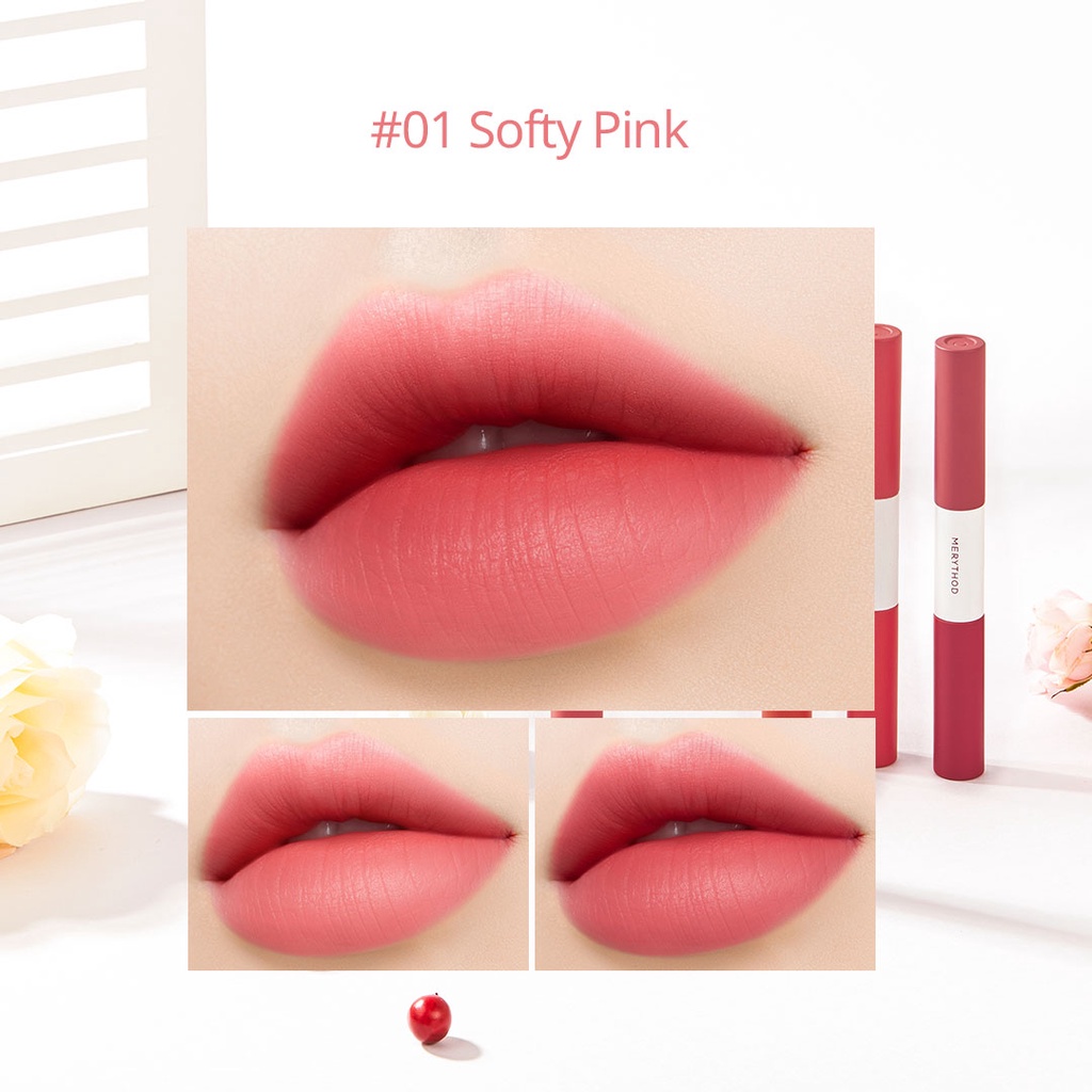 Son kem lì 2 đầu cho đôi môi mịn lì như nhung Reel Tattoo Dual Velvet Tint