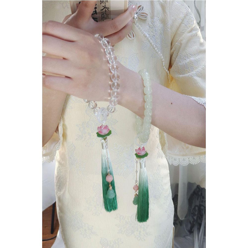 Vòng Tay Hoa Sen Phong Cách Cổ Điển