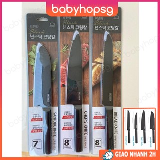Dao nhà bếp lock&lock chef's knife, santoku knife, bread knife, paring knife ckk311 ckk312 ckk313 ckk314 - babyhopsg