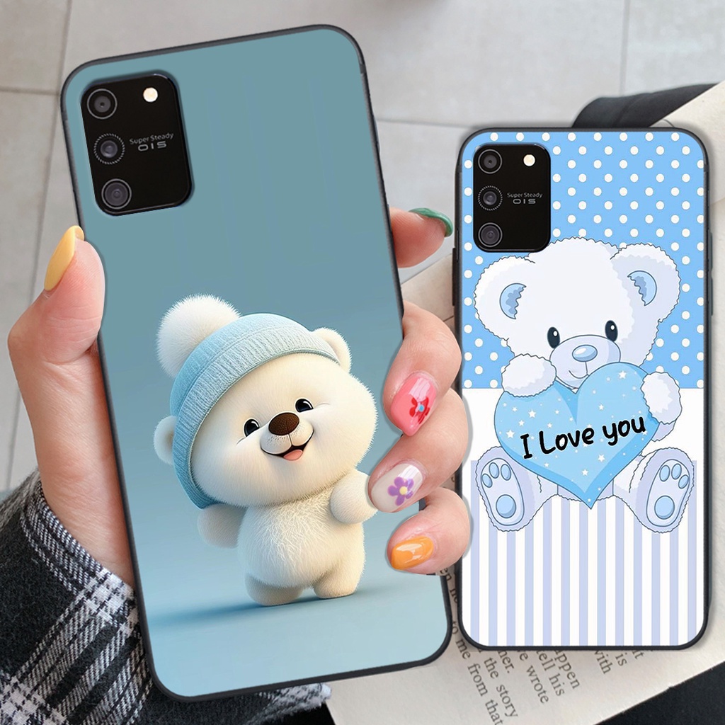 Ốp Samsung S10 Lite in hình gấu cute dễ thương siêu xinh đáng yêu