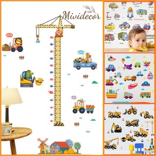 Decal dán tường Ô Tô phương tiện giao thông xe ôtô xe công trình