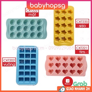 Khay làm đá, khuôn làm socola bằng silicone lock&lock ckt202 ckt220 ckt221 ckt222 - babyhopsg