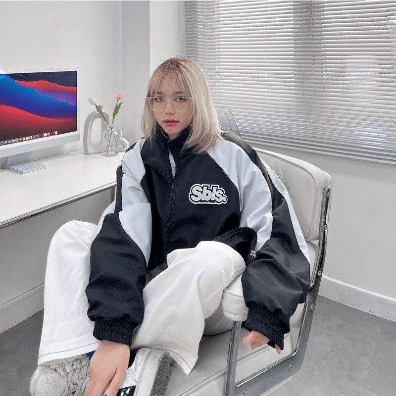 FREE SHIP Áo Khoác Nữ Phong Cách Phối Tay Phong Cách Sành Điệu Thời TRang Học Sinh Sinh Viên FOm 70kg BBB FASHION SHOP