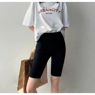 Quần legging đùi nữ chất co giãn mát mẻ hottrend