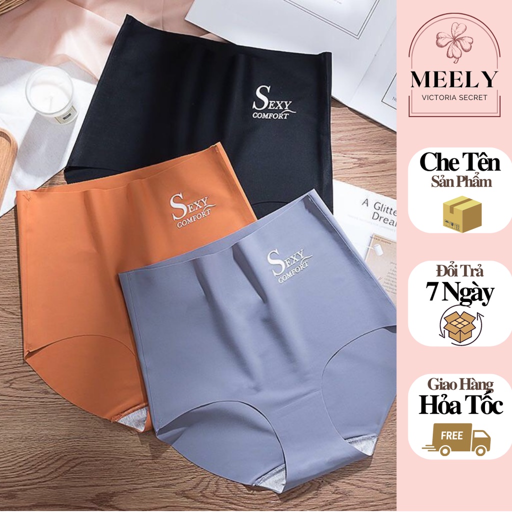 Quần Lót Cạp Cao Su Lụa Nữ Cao Câp Không Đường Viền Nâng Mông Kháng Khuẩn Quần lót Gen Bụng Tàng Hình Sexy - 86071
