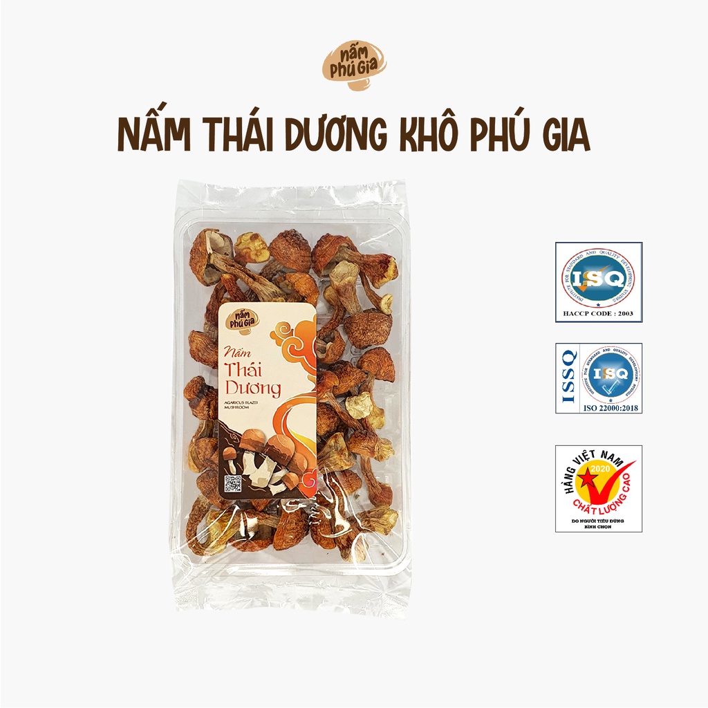 Nấm Thái Dương Khô Cao Cấp Khay 70g - Nấm Phú Gia