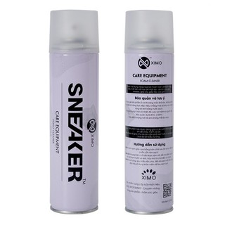 Chai xịt bọt vệ sinh giày Sneaker Ximo 300ml (Giặt giày khô)