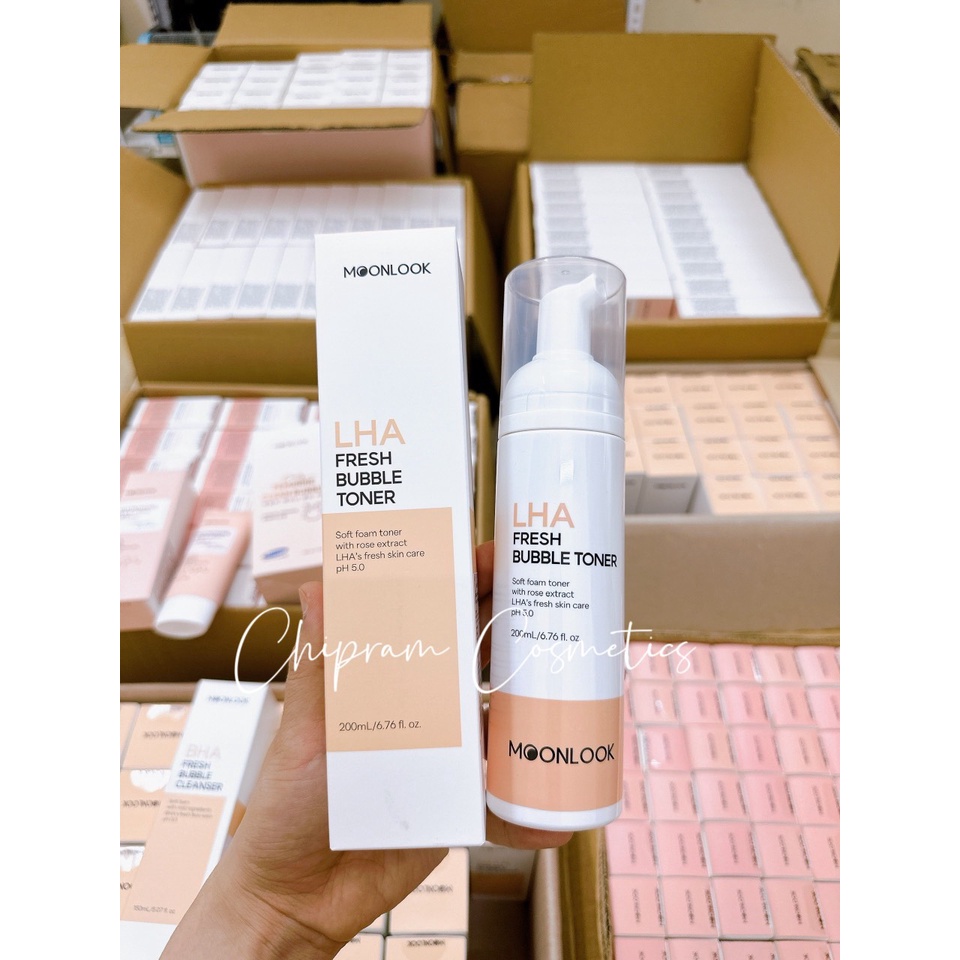 Toner dạng bọt MoonLook LHA Fresh Bubble Toner