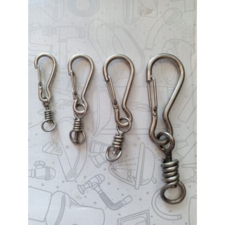 Khóa cổ xích chó inox 304, móc khóa inox 304 hàng cao cấp chất Kèm Chống Xoắn