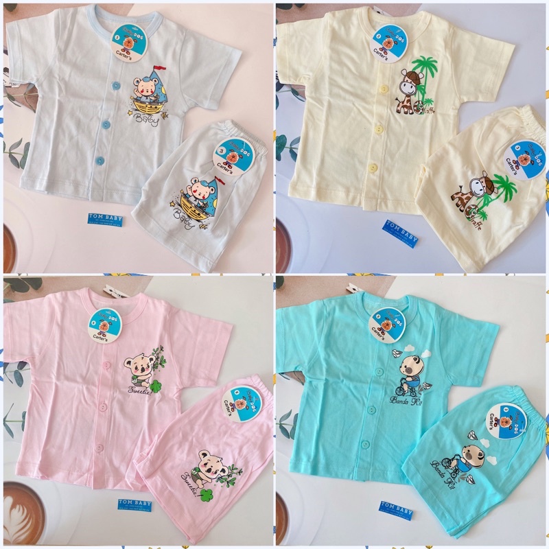 Bộ cộc tay cài giữa Carter hàng công ty
