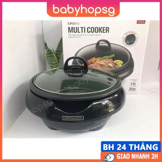 Nồi lẩu điện lock&lock ejp331blk 5l-28cm 1350–1650w - babyhopsg