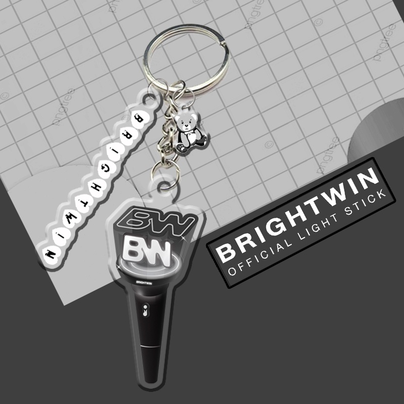 BRIGHTWIN LIGHTSTICK KEYCHAIN,  lightstick keychain, móc khoá cho fan đu idol, móc khoá lưu niệm, quà tặng,...