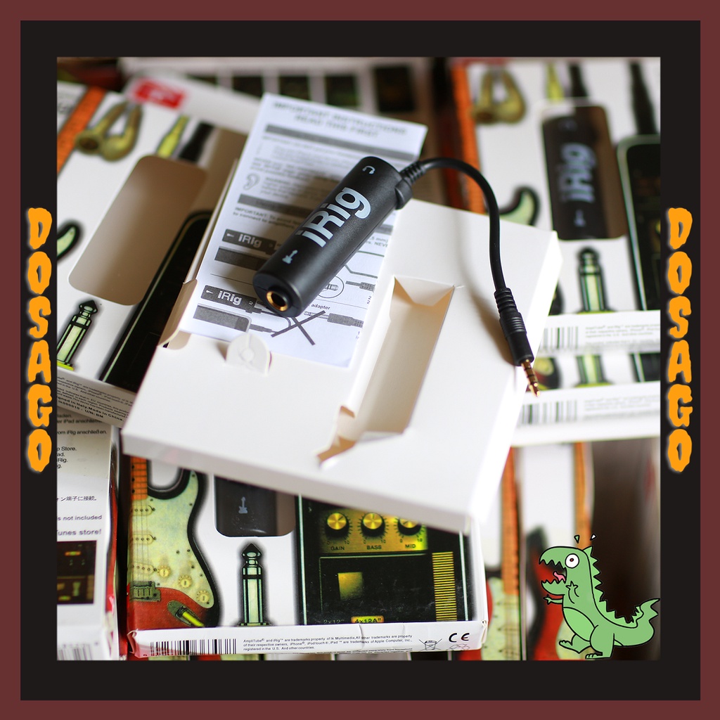 Tặng Jack chuyển 6li - IRIG thu âm guitar / organ / piano điện / bass ampli vào điện thoại