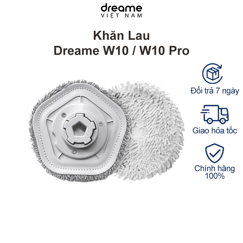 Phụ kiện khăn lau dùng cho robot Dreame W10 / W10 Pro