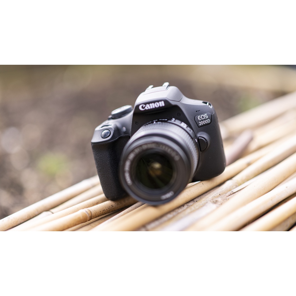 Máy ảnh Canon 2000D + ống kính 18-55mm III - 24megapixel - Quay FullHD - Wifi - Mới 100%