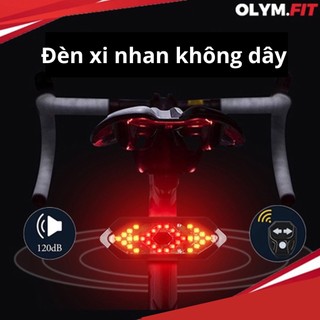 Đèn hậu xe đạp xi nhan đèn xi nhan xe đạp thể thao 5 chế độ sáng sạc USB chống nước phụ kiện xe đạp