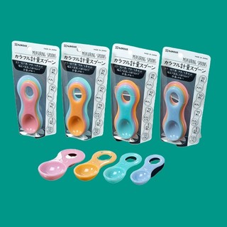 Set 4 thìa đong gia vị màu sắc
