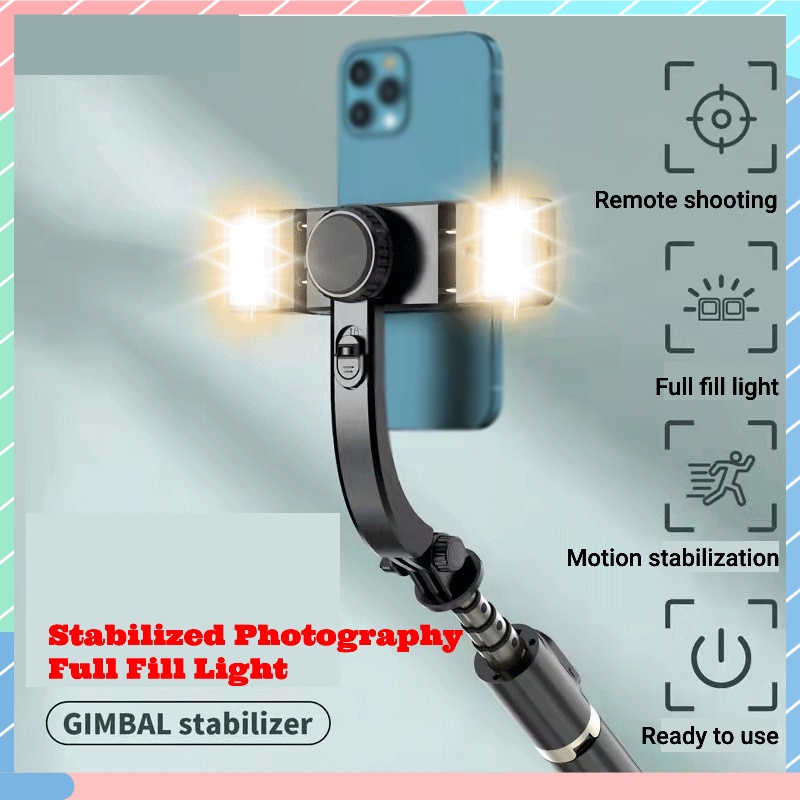 Bộ Ổn Định PTZ Thông Minh Cầm Tay - Điều Khiển Từ Xa Bluetooth Hỗ Trợ Live Stream Phát Trực Tiếp Cho IOS / Android