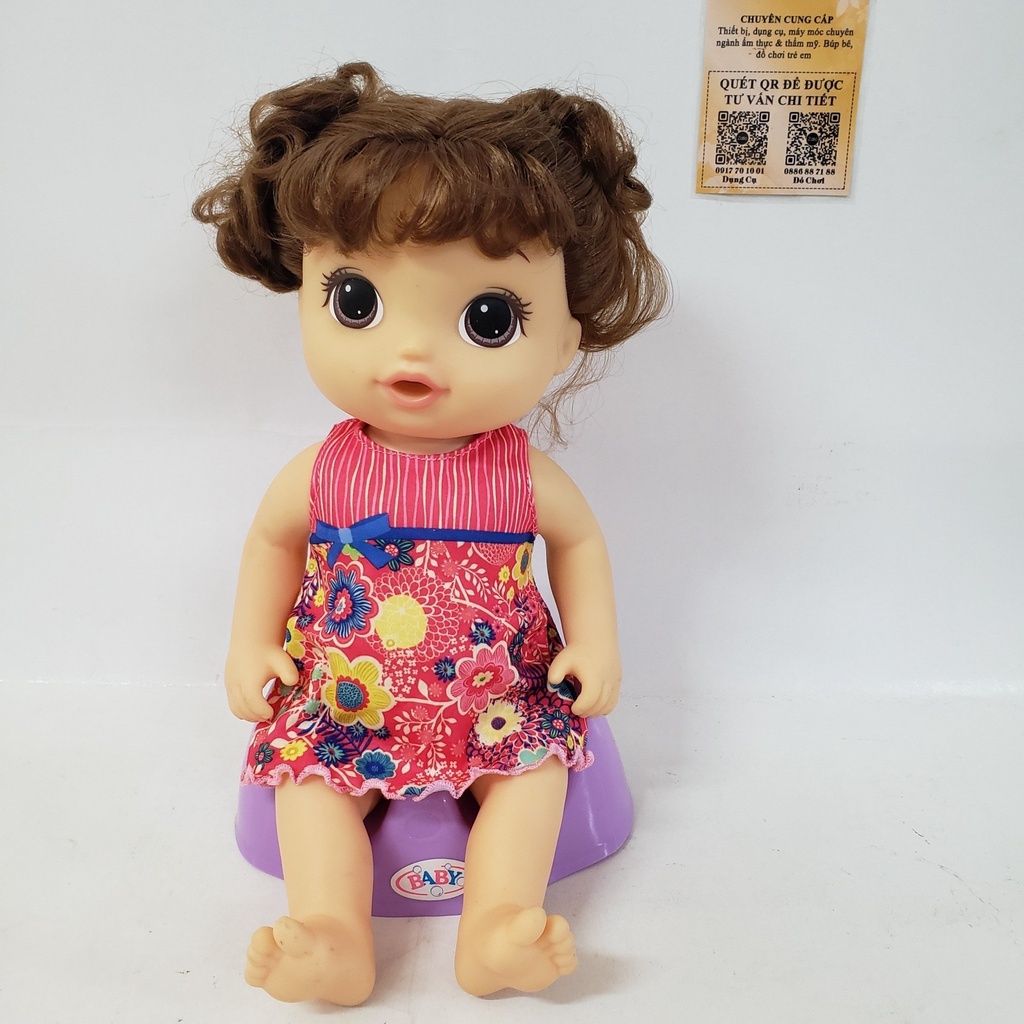 Búp Bê Mỹ Bé Lala Tập Ngồi Bô Baby Alive E0609, Búp Bê Biết Nói