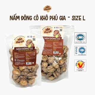 Nấm đông cô khô size l cao cấp