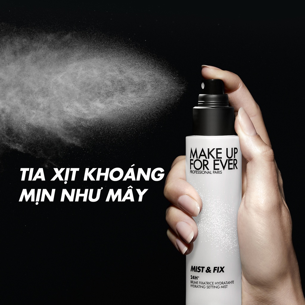 [Mới 2023] Xịt Khóa Trang Điểm Cấp Ẩm Lâu Trôi Mist & Fix 100ml -  MAKE UP FOR EVER