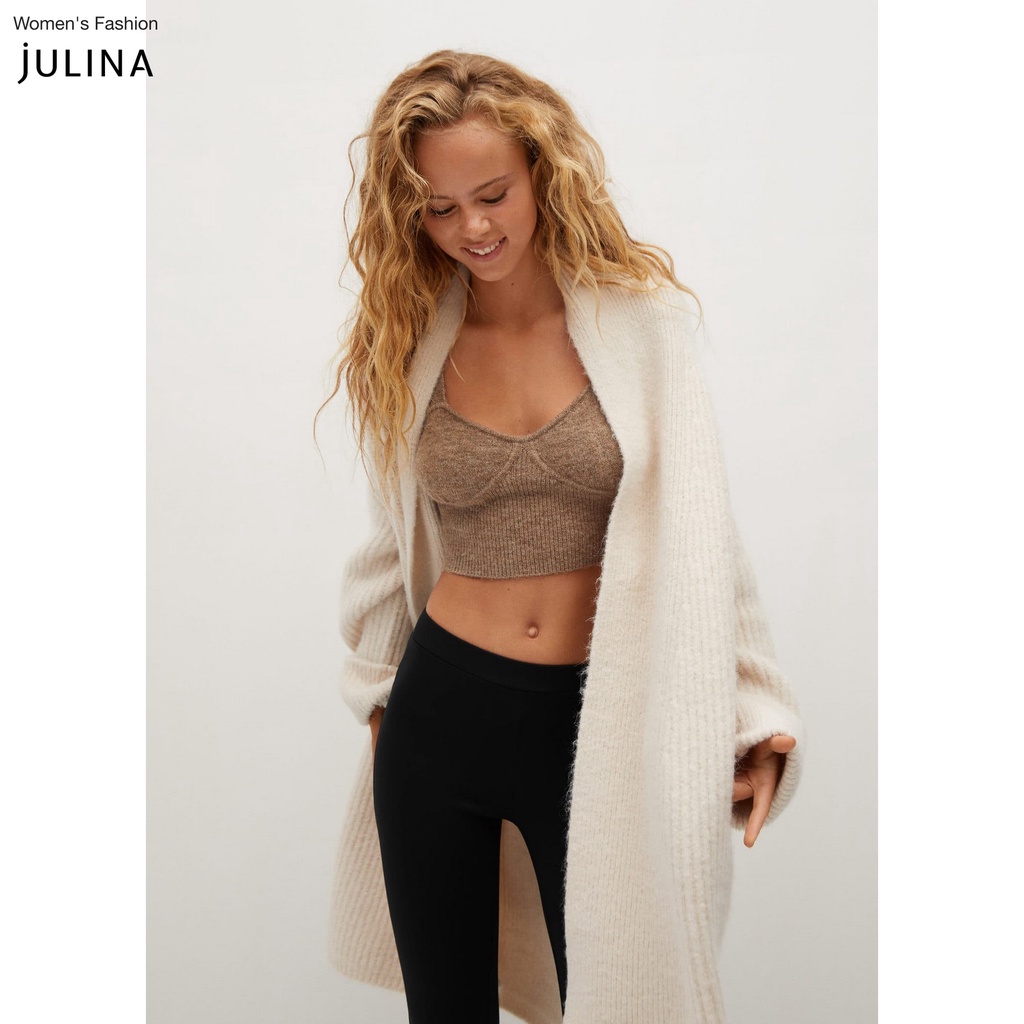 Quần legging ống bó dáng dài thun đen MNG jf825 - SIZE L