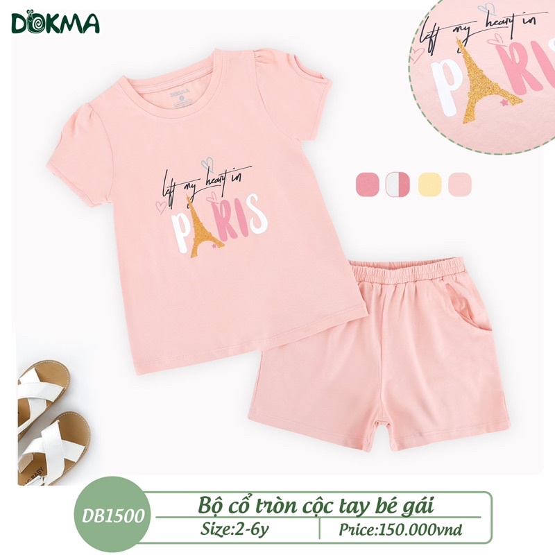 Bộ bé gái 2-6T Dokma
