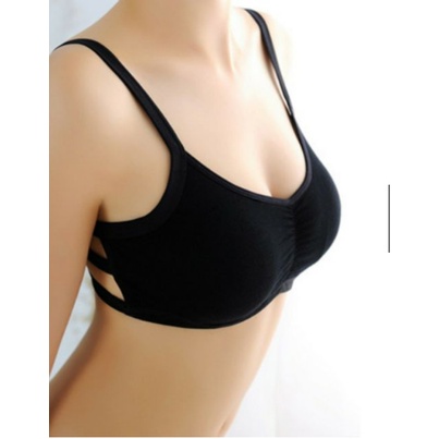 Áo lót lá 3 dây trẻ em mút đệm mỏng nhiều màu cho học sinh, Áo bra 3 dây có đệm ngực HOCSINH01