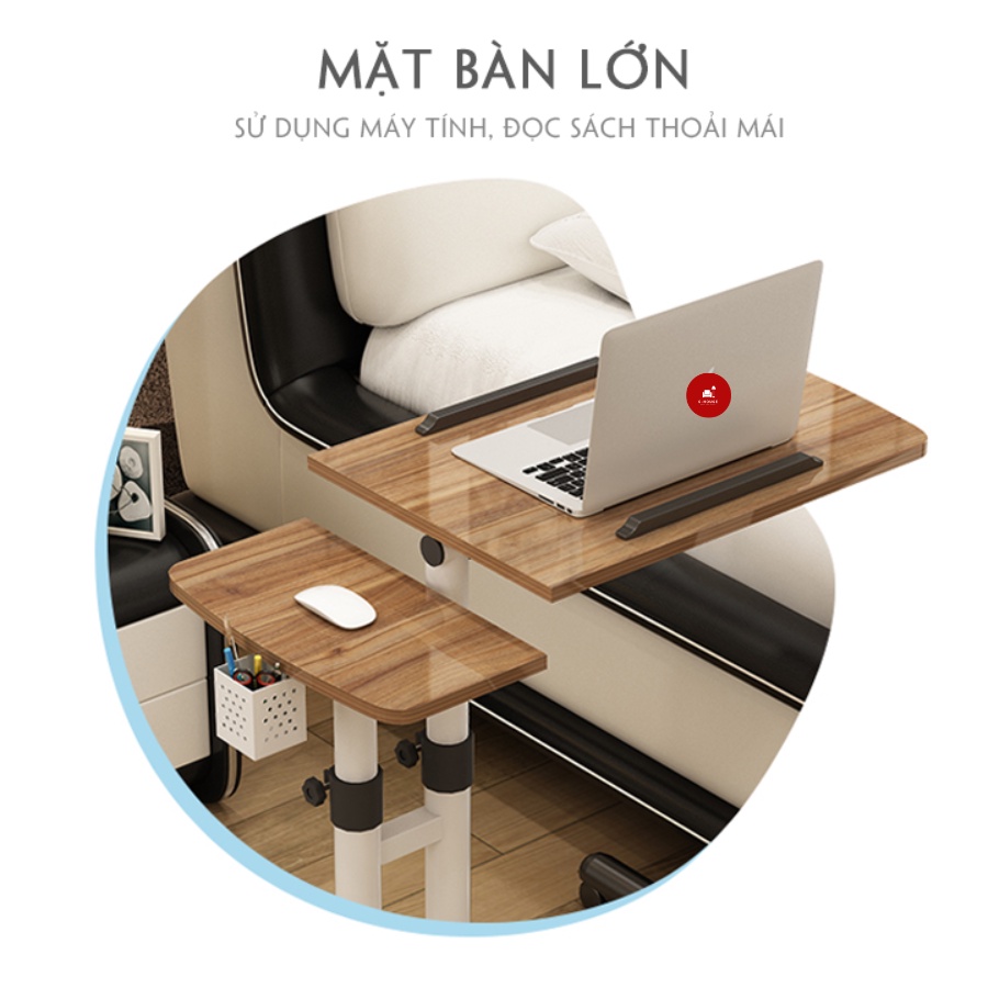 Bàn laptop đa năng KASHI, bàn làm việc gấp gọn thông minh, tuỳ chỉnh độ cao, khung sắt chắc chắn | BigBuy360 - bigbuy360.vn
