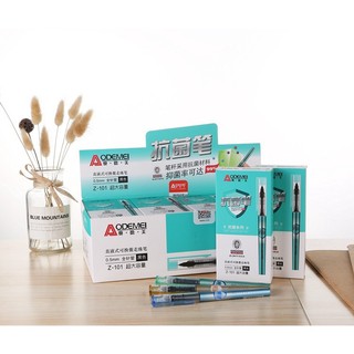 Bút gel mực nước ngòi kim 0.5 Aodemei Z01 (Mực Tím)