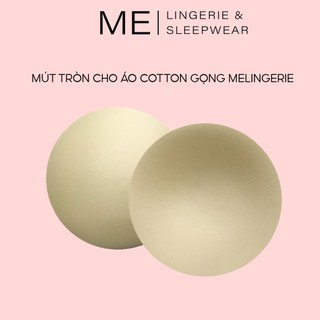 1 cặp mút đệm mỏng cho áo cotton Melingerie màu nude(da)