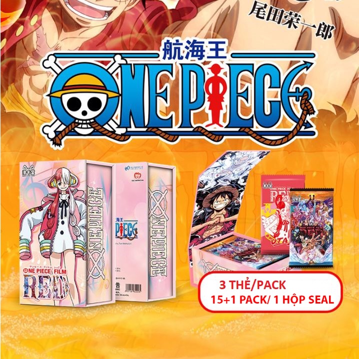 🌟CHÍNH HÃNG🌟 Thẻ Bài Nhân Phẩm One Piece Đảo Hải Tặc Bộ Sưu Tập Film RED