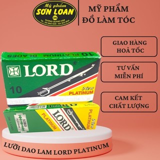 Lưỡi dao lam cạo 200 lưỡi Lord Platinum chính hãng dùng cho các salon tóc chuyên nghiệp, spa