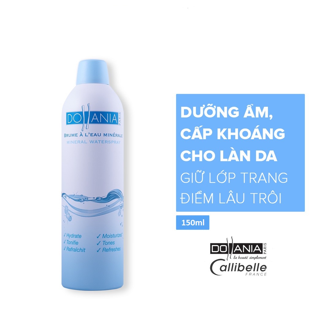Xịt khoáng dưỡng ẩm DOLLANIA cho mọi loại da 150ml