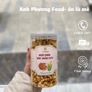 Ngô giòn xóc mắm cay 300g thơm ngon giòn rụm, ăn là mê